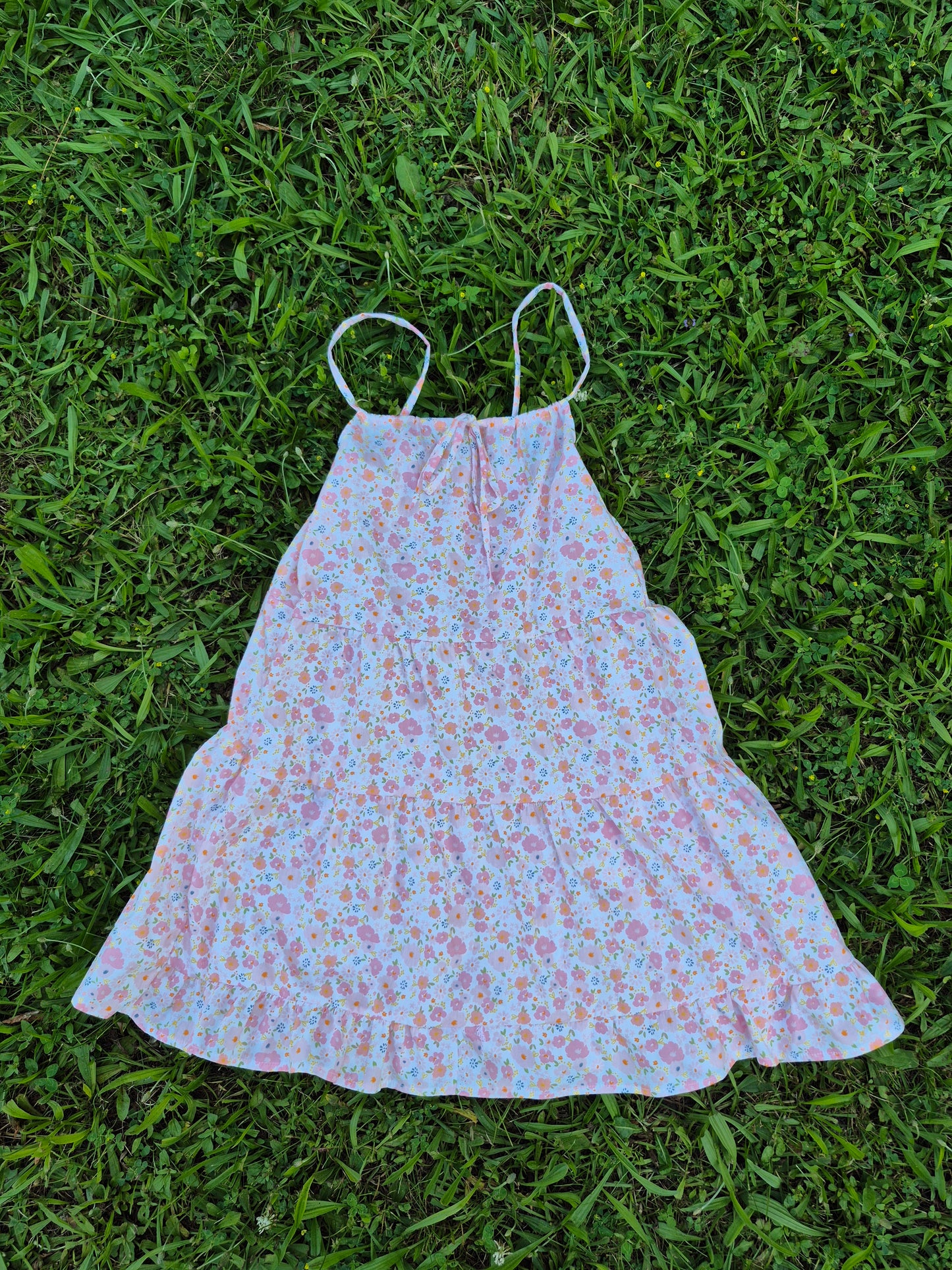 Blossom Tiered Dress – Coral Floral Summer Dress