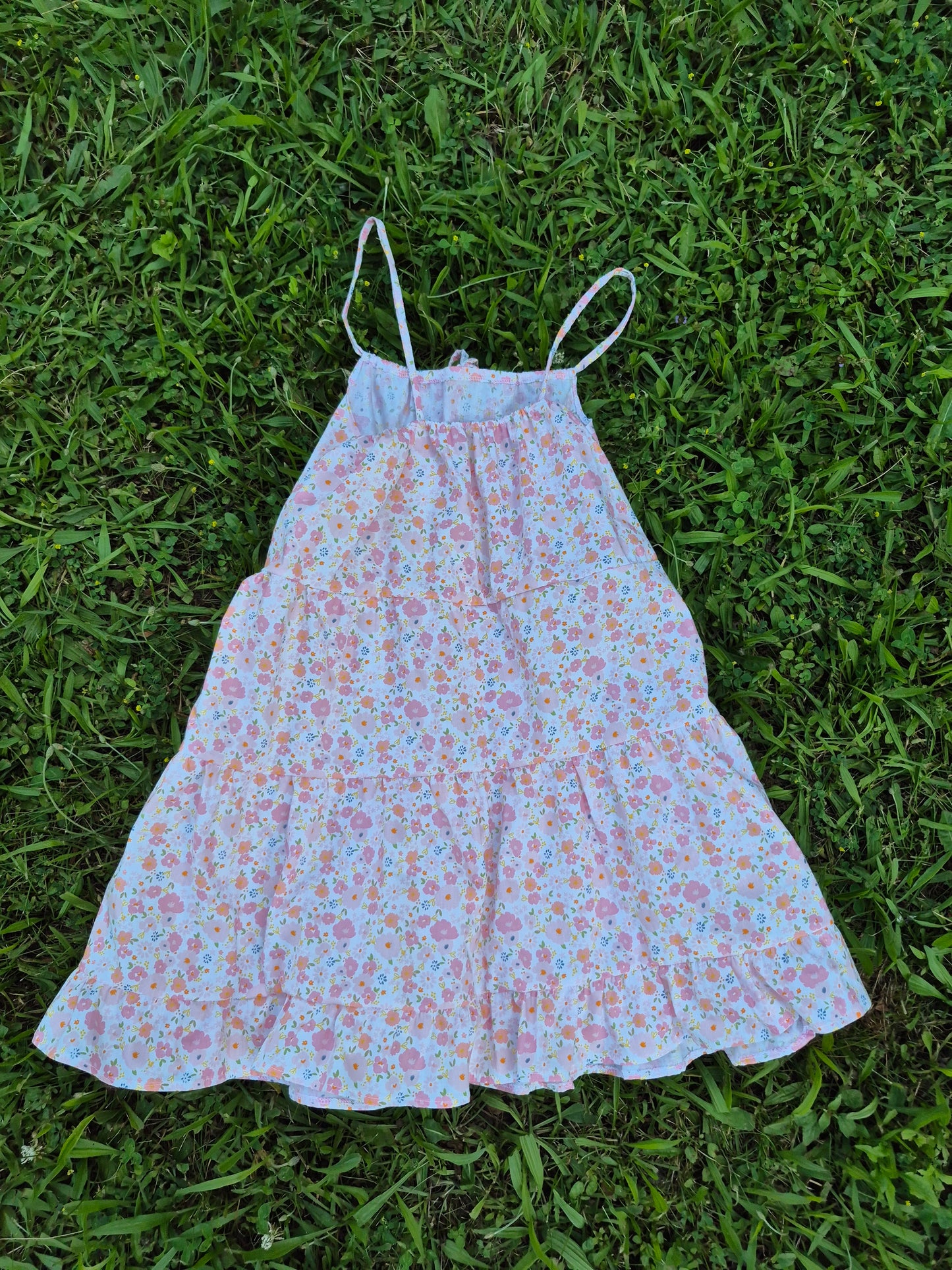 Blossom Tiered Dress – Coral Floral Summer Dress