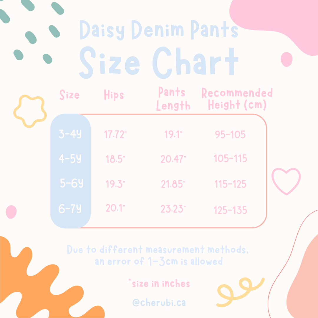 Daisy Print Back-to-School Pants – Kids