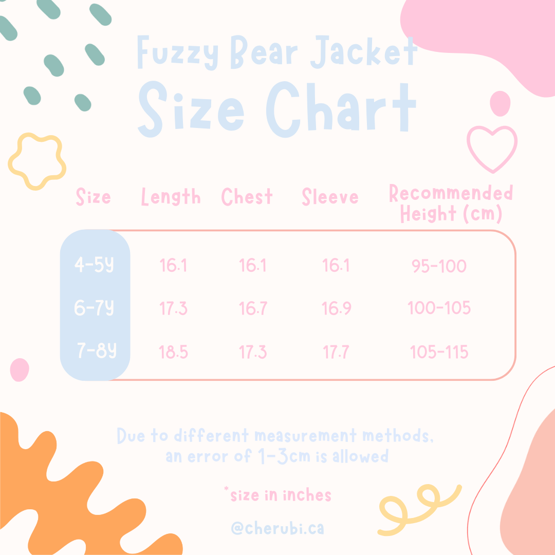 Bear Ear Fuzzy Jacket for Kids