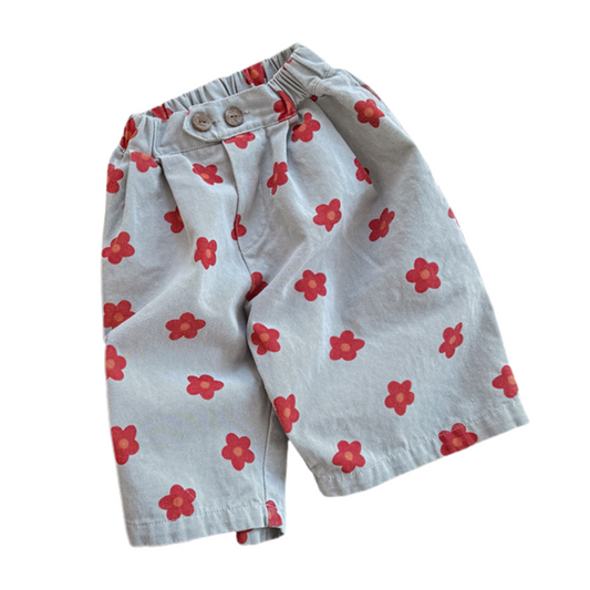 Daisy Print Back-to-School Pants – Kids