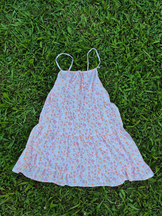 Blossom Tiered Dress – Coral Floral Summer Dress