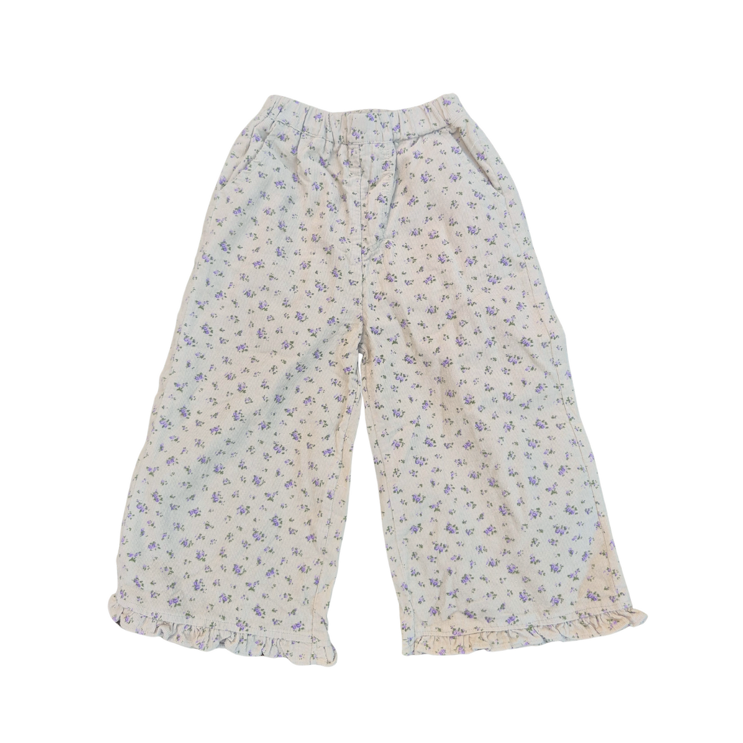 Floral Corduroy Pants for Kids